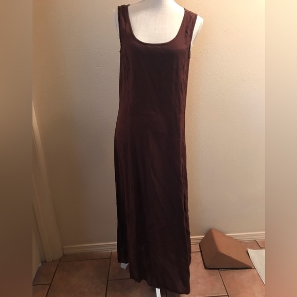 Brown slip dress - Picture 3 of 4